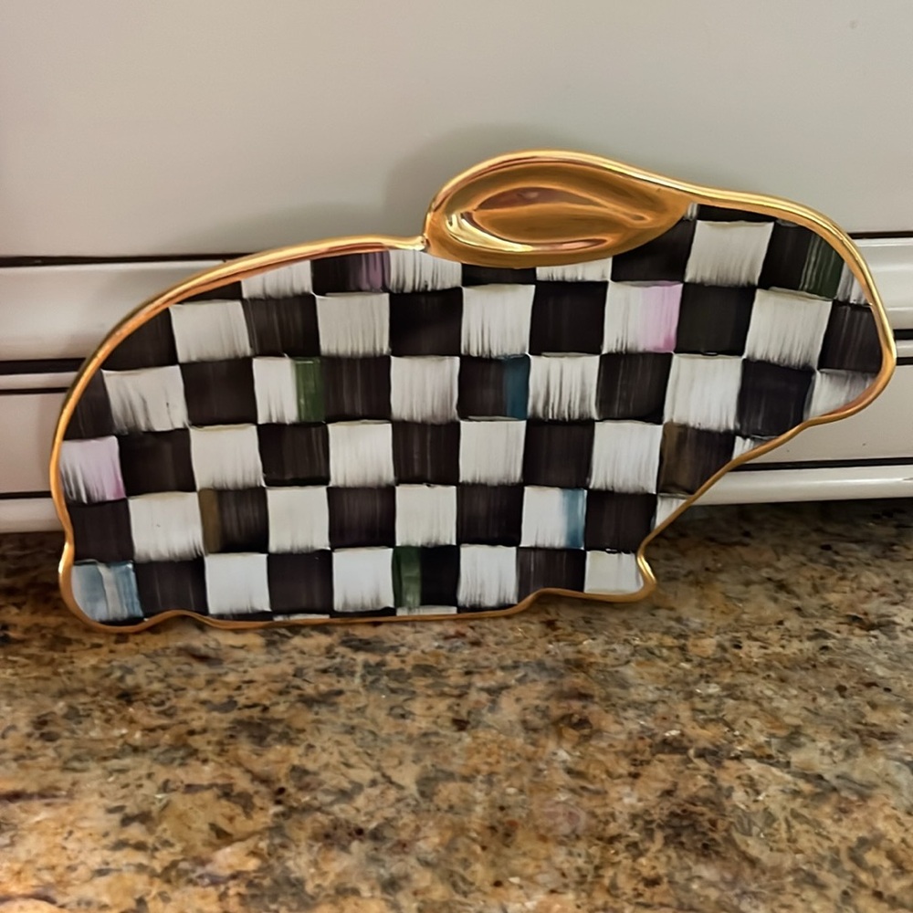 MKC Courtly Check Bunny Dish